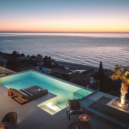 The Wave Twin Villa 1 Kathisma Beach Lefkada エクステリア 写真