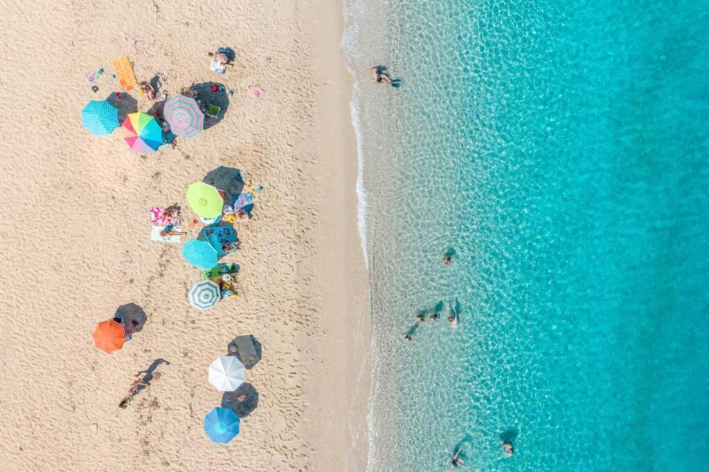 The Wave Twin Villa 1 Kathisma Beach Lefkada エクステリア 写真